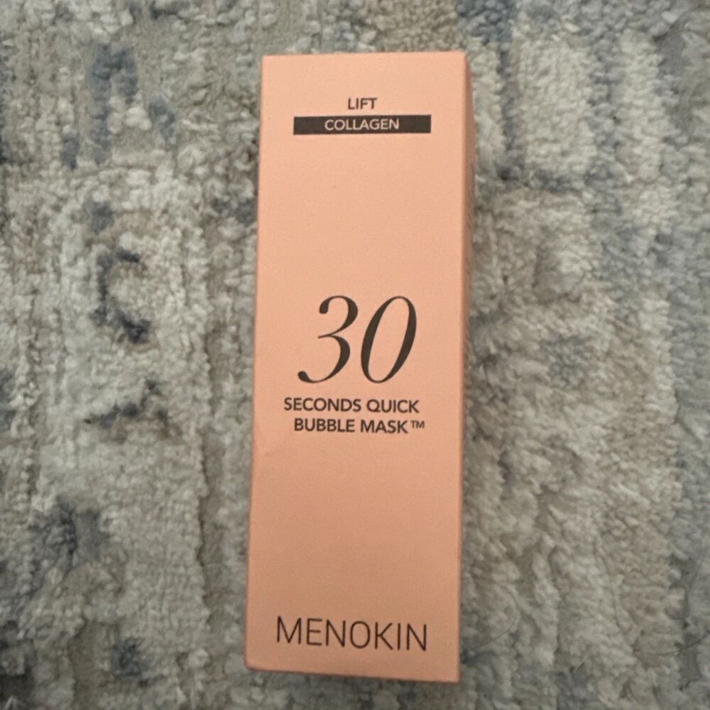 MENOKIN 30 Seconds Quick Bubble Mask LIFT Collagen 95ml